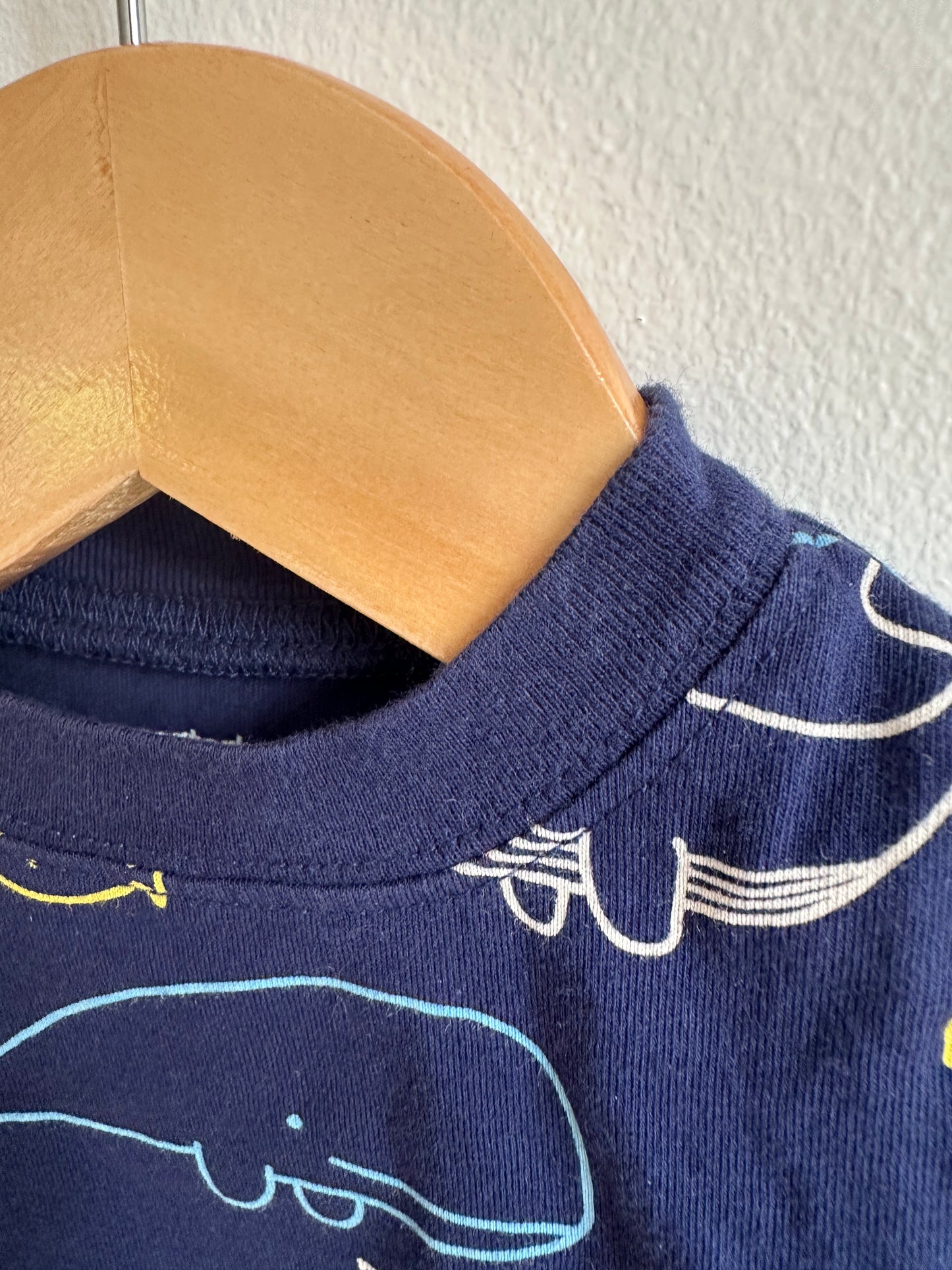 Navy Whale T-shirt / 3m