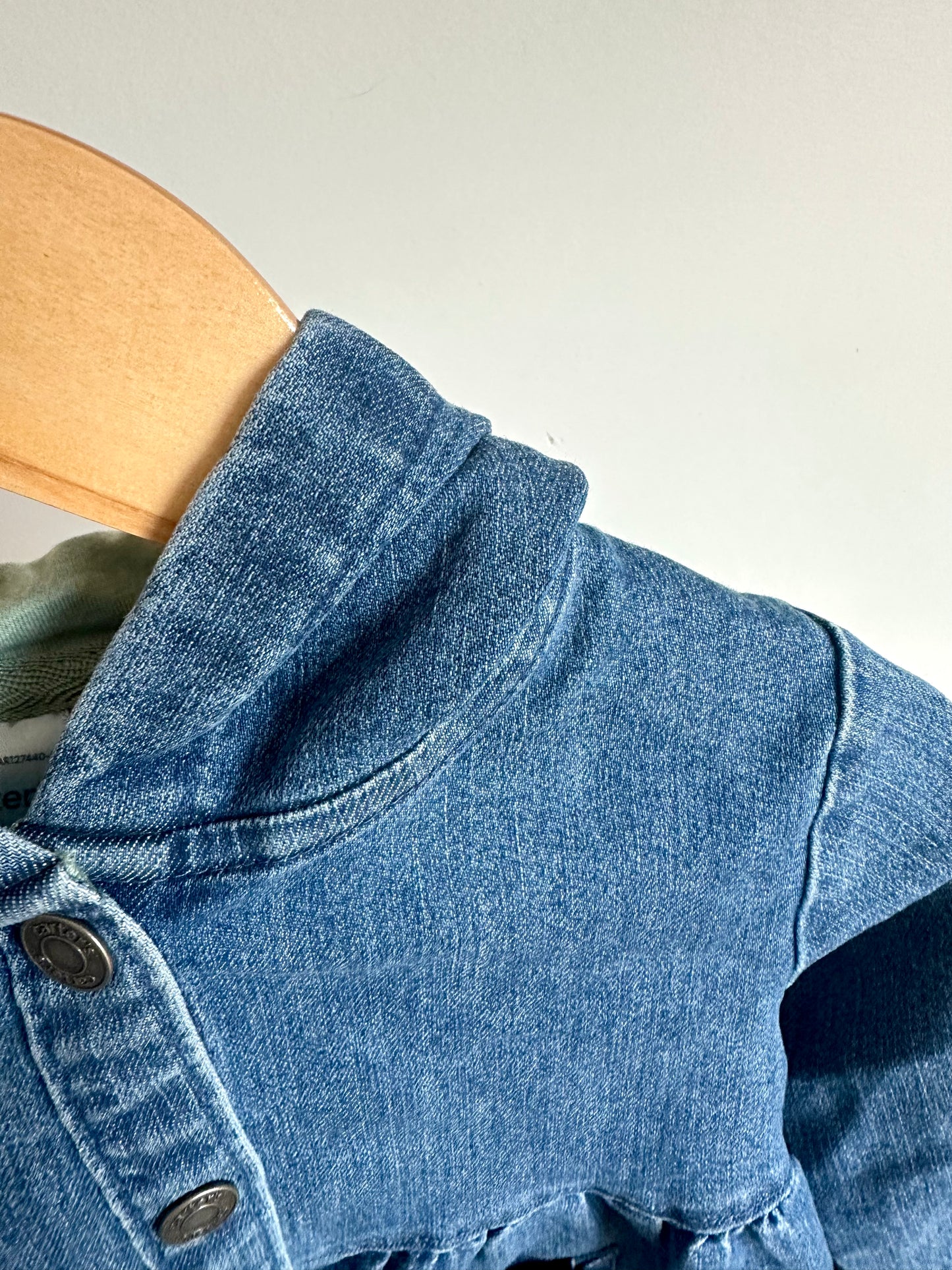 Denim Like Hood Coat / 18m