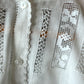 Threadwork White Embroidery Top with Front Buttons / 3-6m?