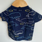 Navy Whale T-shirt / 3m