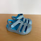 Crocs Blue Sparkle Sandals / Size 5 Toddler