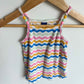 Thin Strap Beads Striped Top / 12-18m