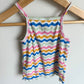 Thin Strap Beads Striped Top / 12-18m
