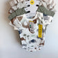 Safari 4 Bodysuits (With tags)/ 6m