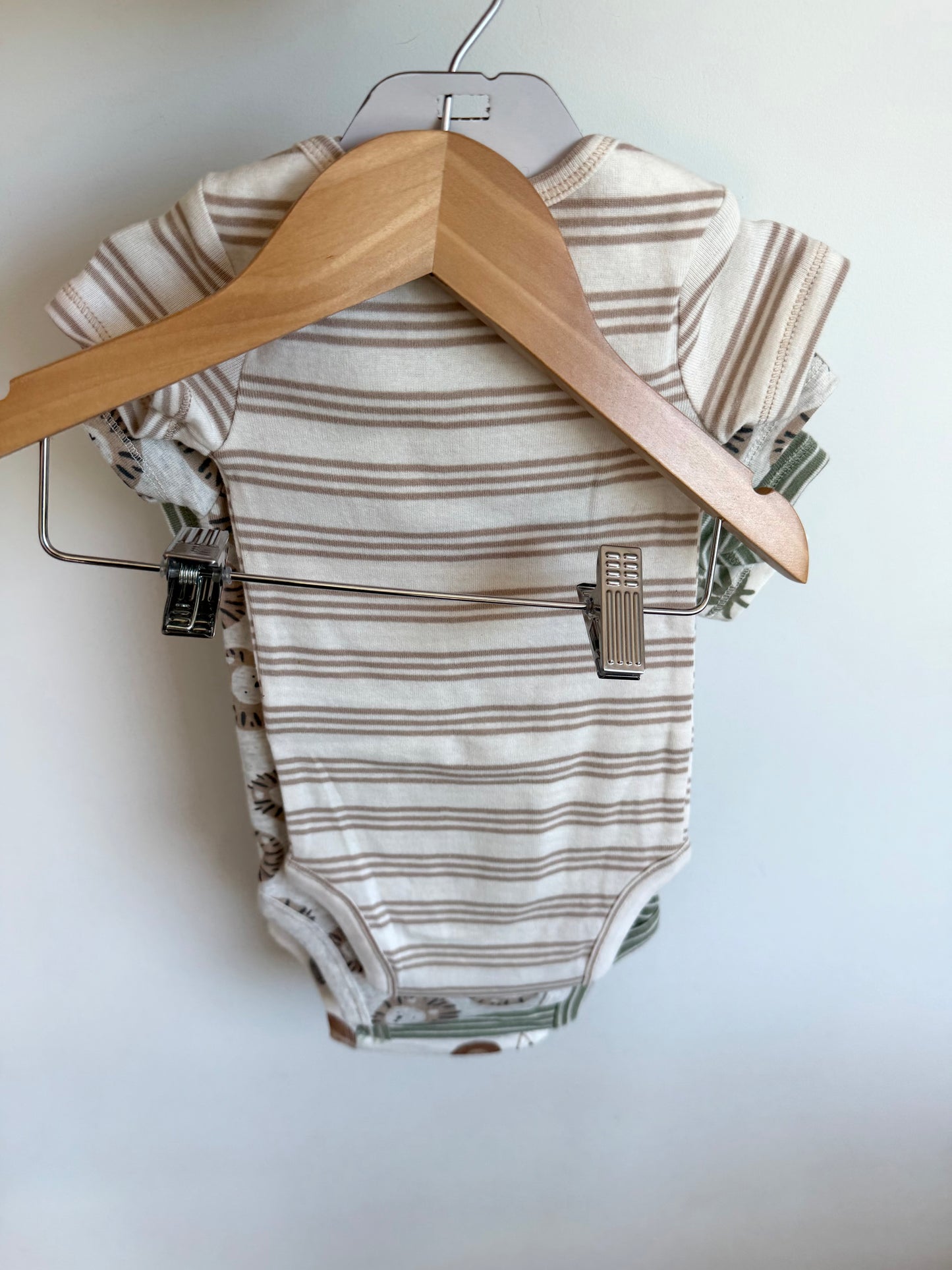 Safari 4 Bodysuits (With tags)/ 6m