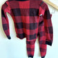 Red Black Checkered Pj Set / 3T