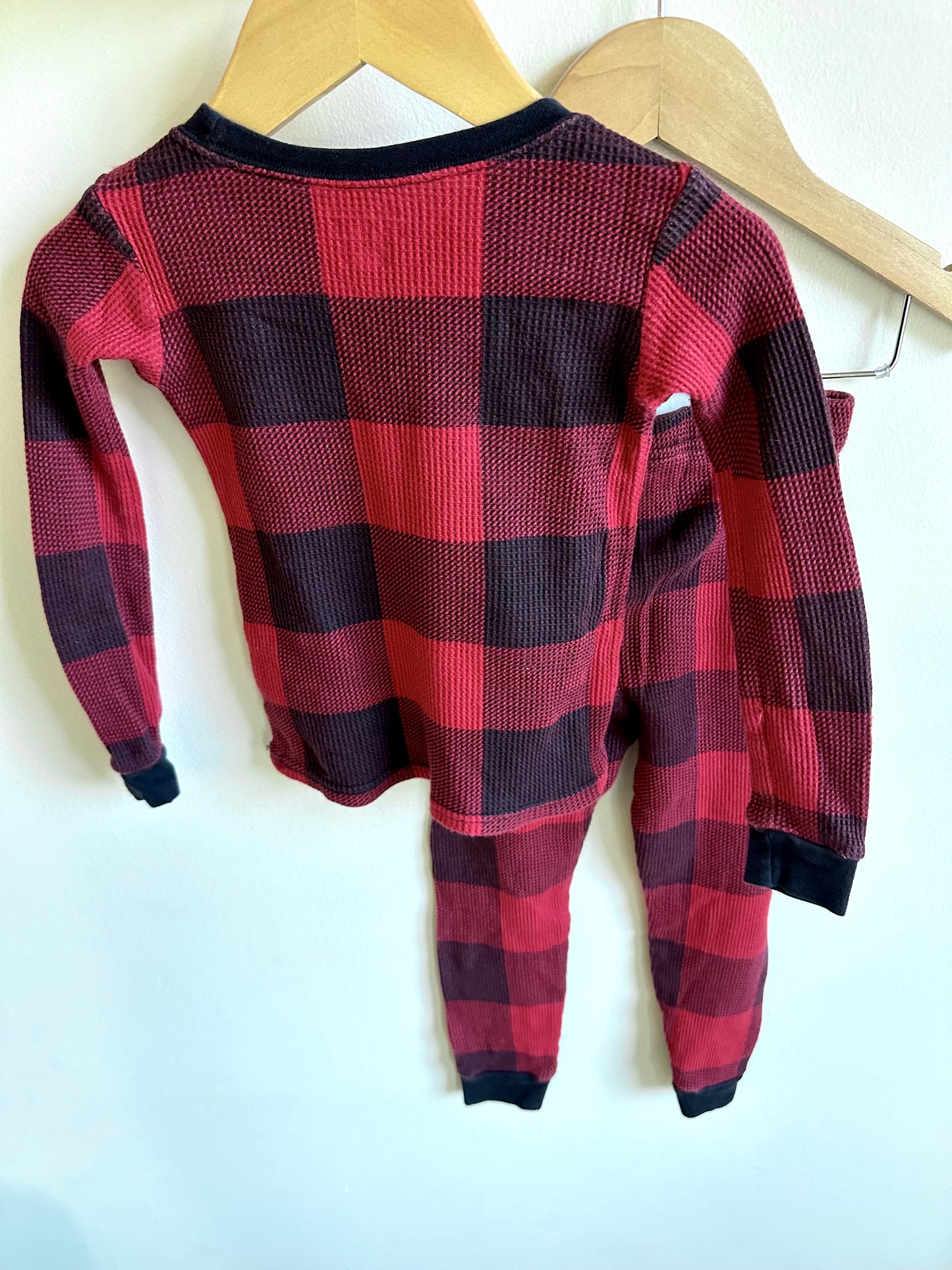 Red Black Checkered Pj Set / 3T