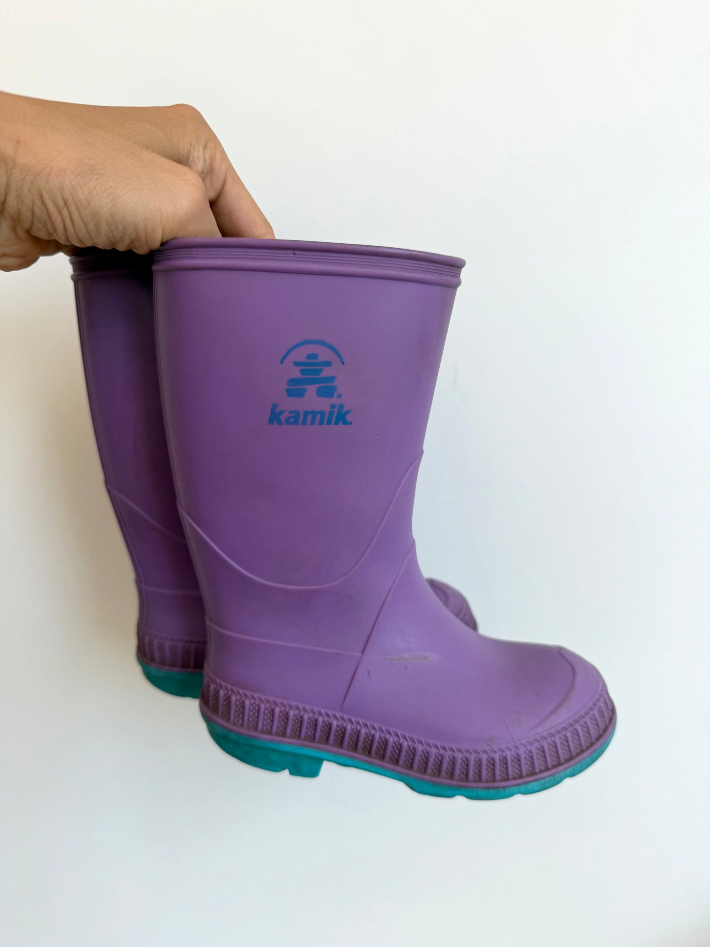 Kamik Purple Rain Boots / Size 8 Toddler