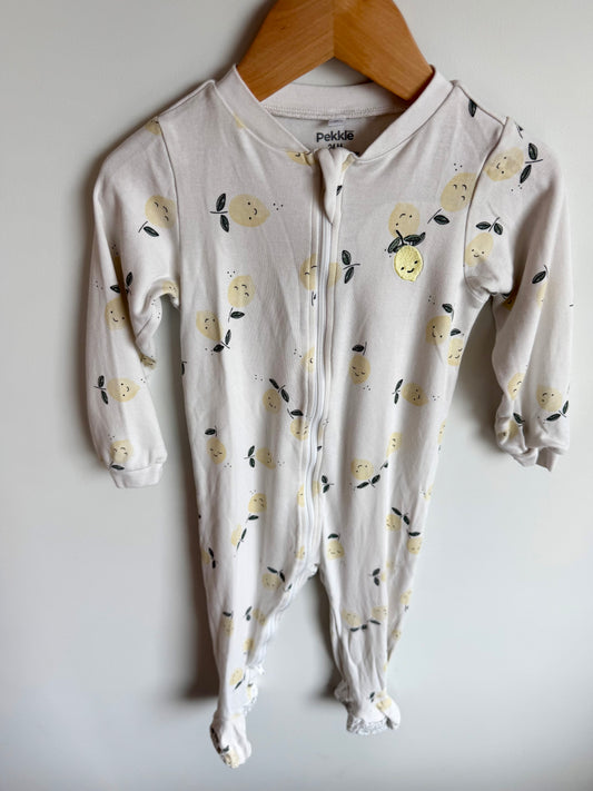 Lemon Pattern Sleeper / 24m