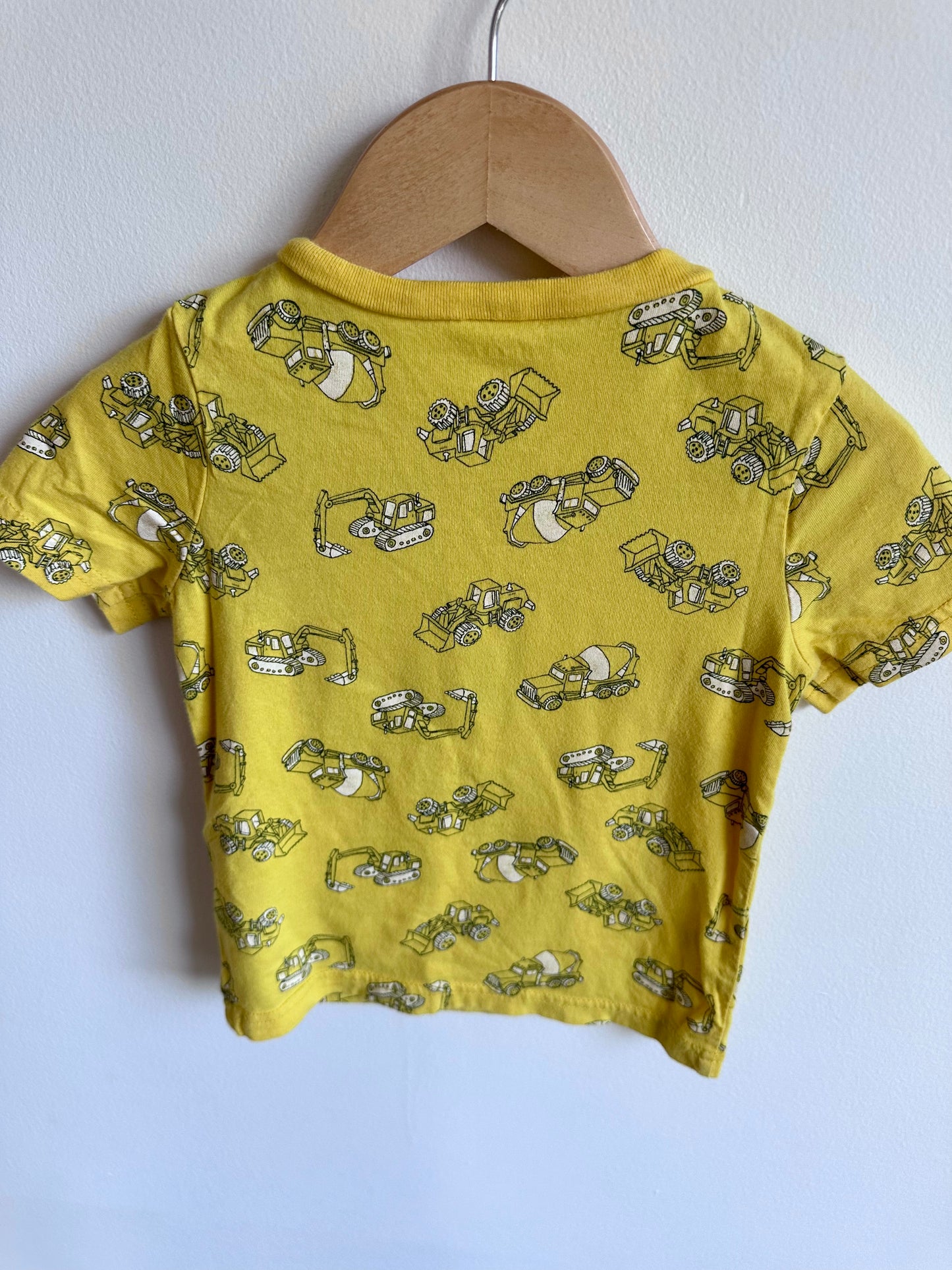 Yellow Construction T-Shirt / 2T