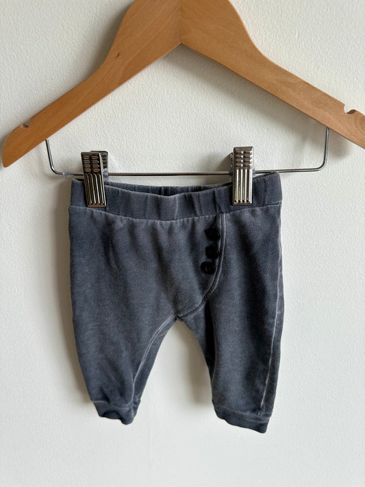 Grey Wash Pants with Buttons / 1m