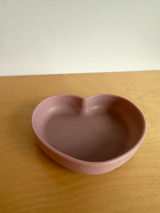 Heather Silicone Heart Plate (No Shipping)