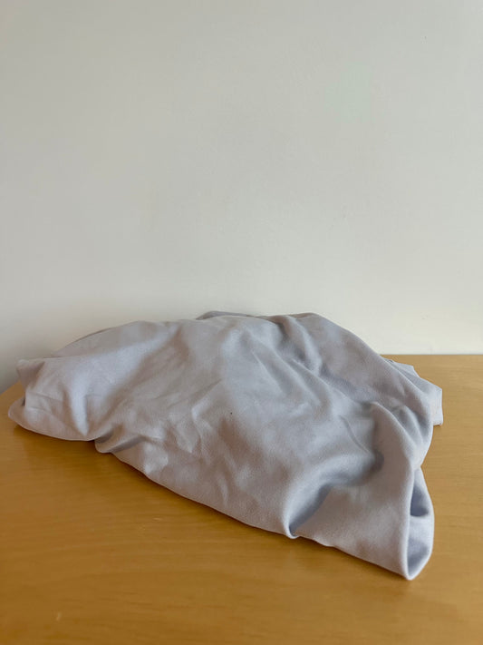 Grey Crib Sheet (No Shipping)