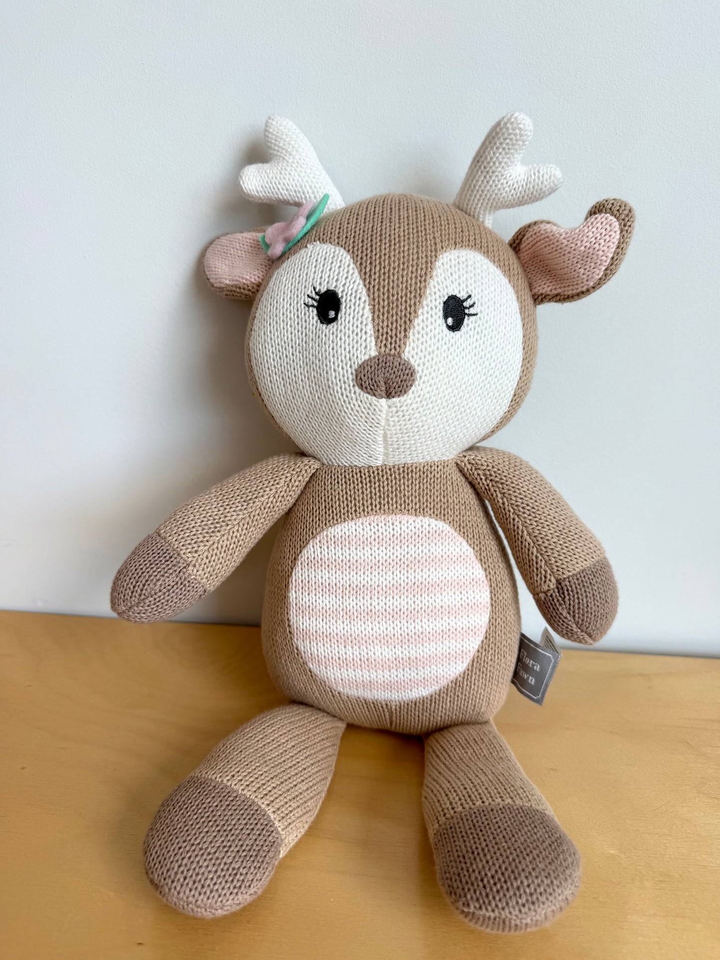 Deer Stuffed Rattle Toy (No Shipping)