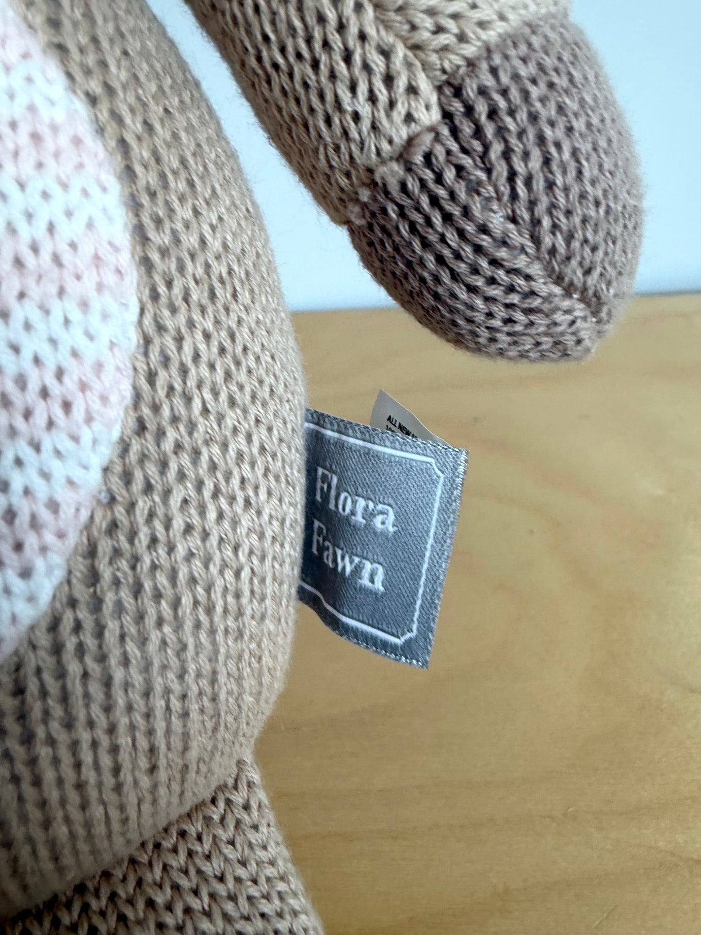 Deer Stuffed Rattle Toy (No Shipping)