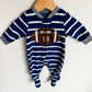 Football Fleece Sleeper / 3m