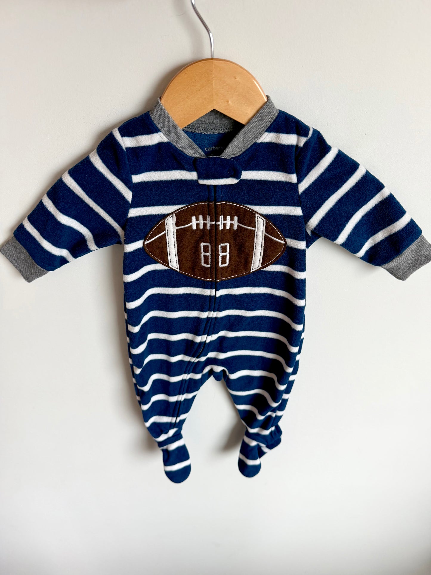 Football Fleece Sleeper / 3m