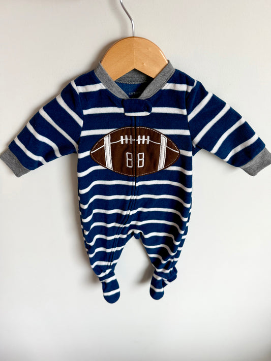 Football Fleece Sleeper / 3m
