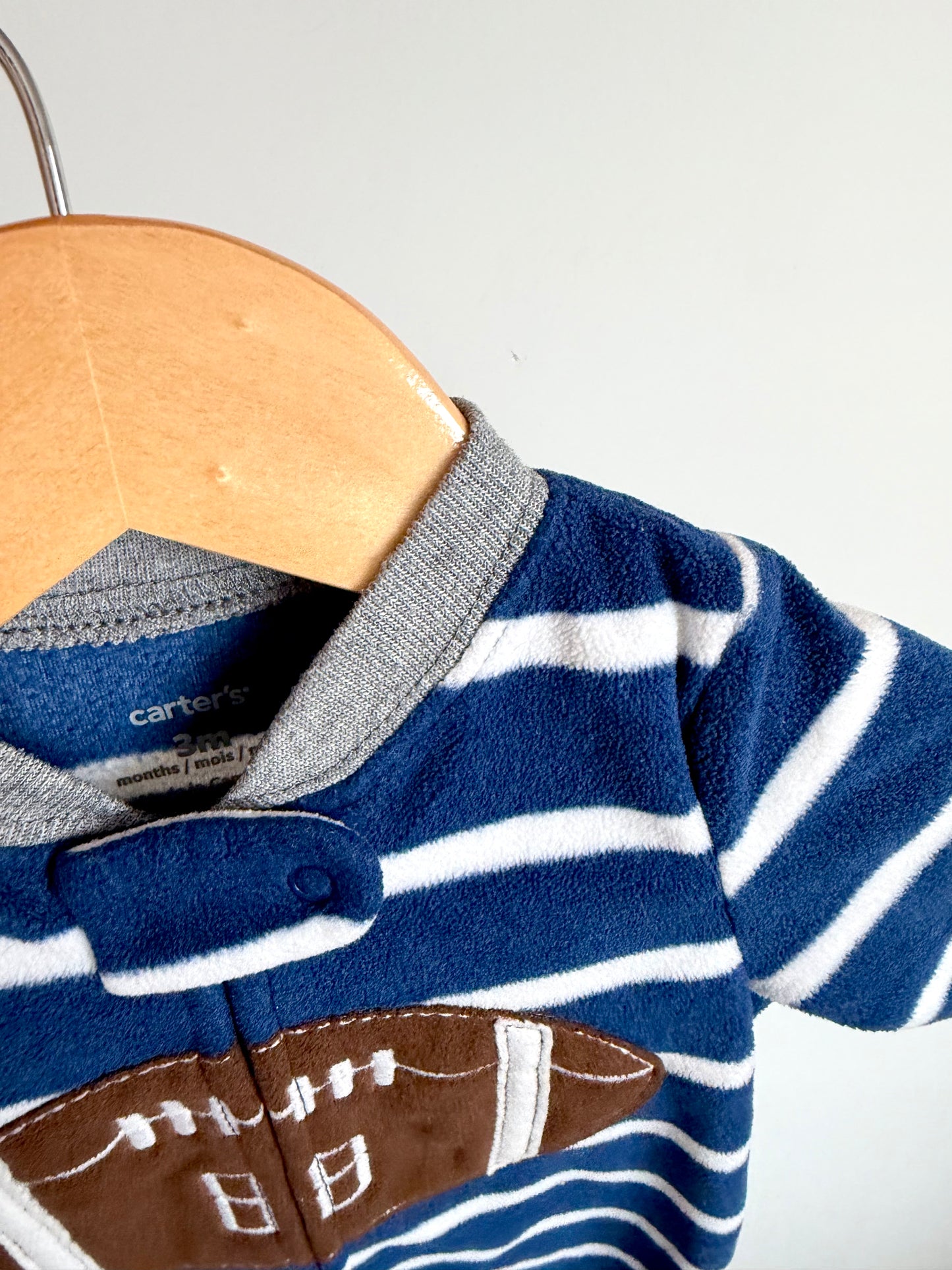 Football Fleece Sleeper / 3m
