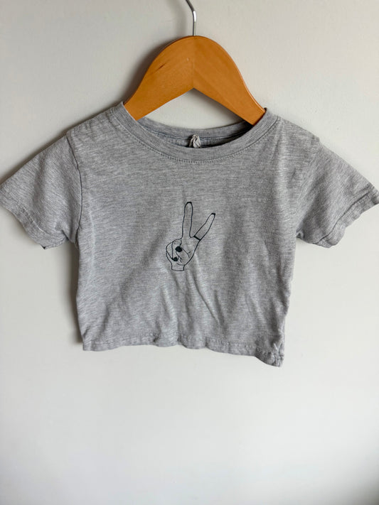 Peace Grey T-Shirt / 2T