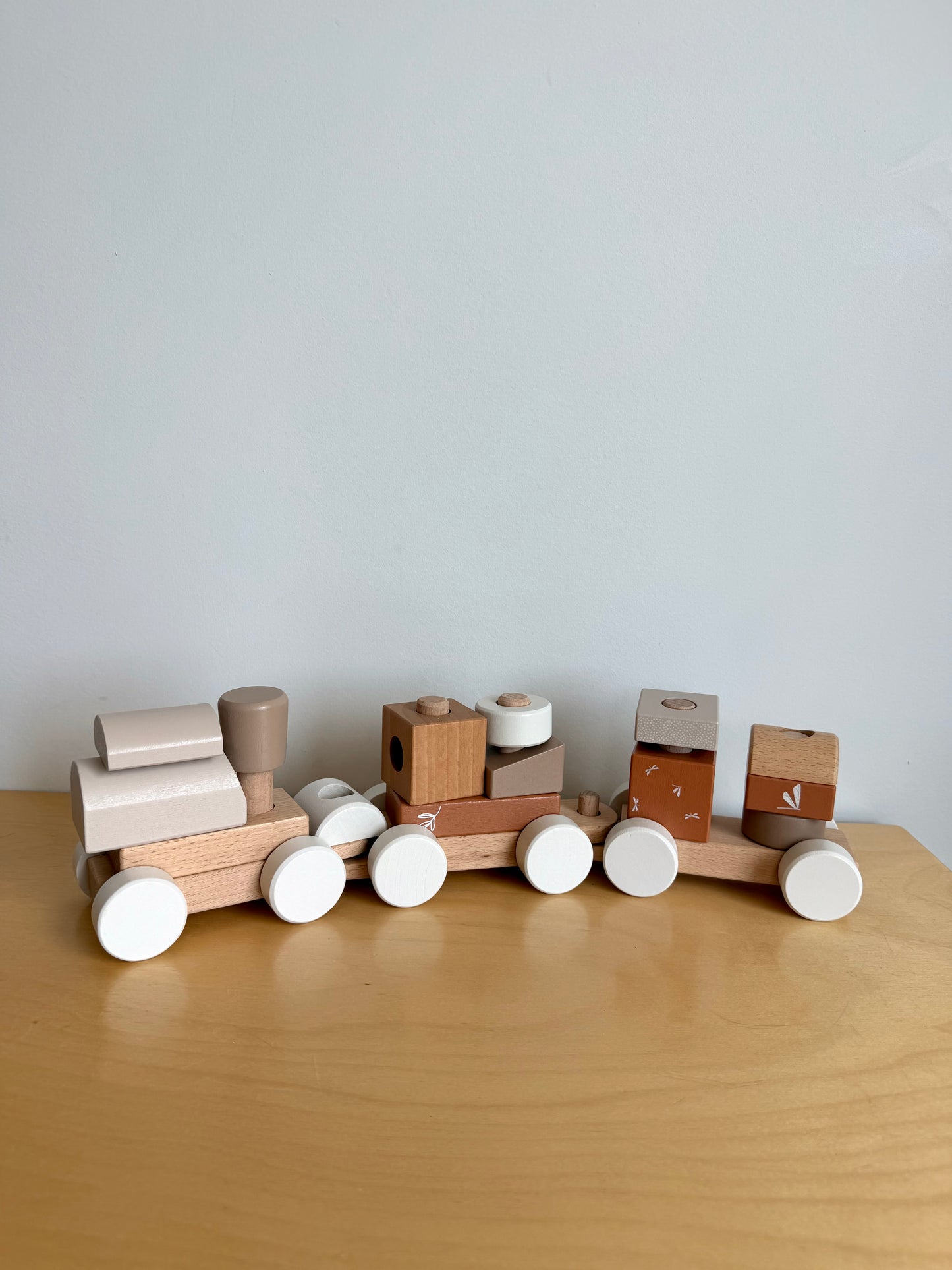 Wooden Block Train Toy (No Shipping)