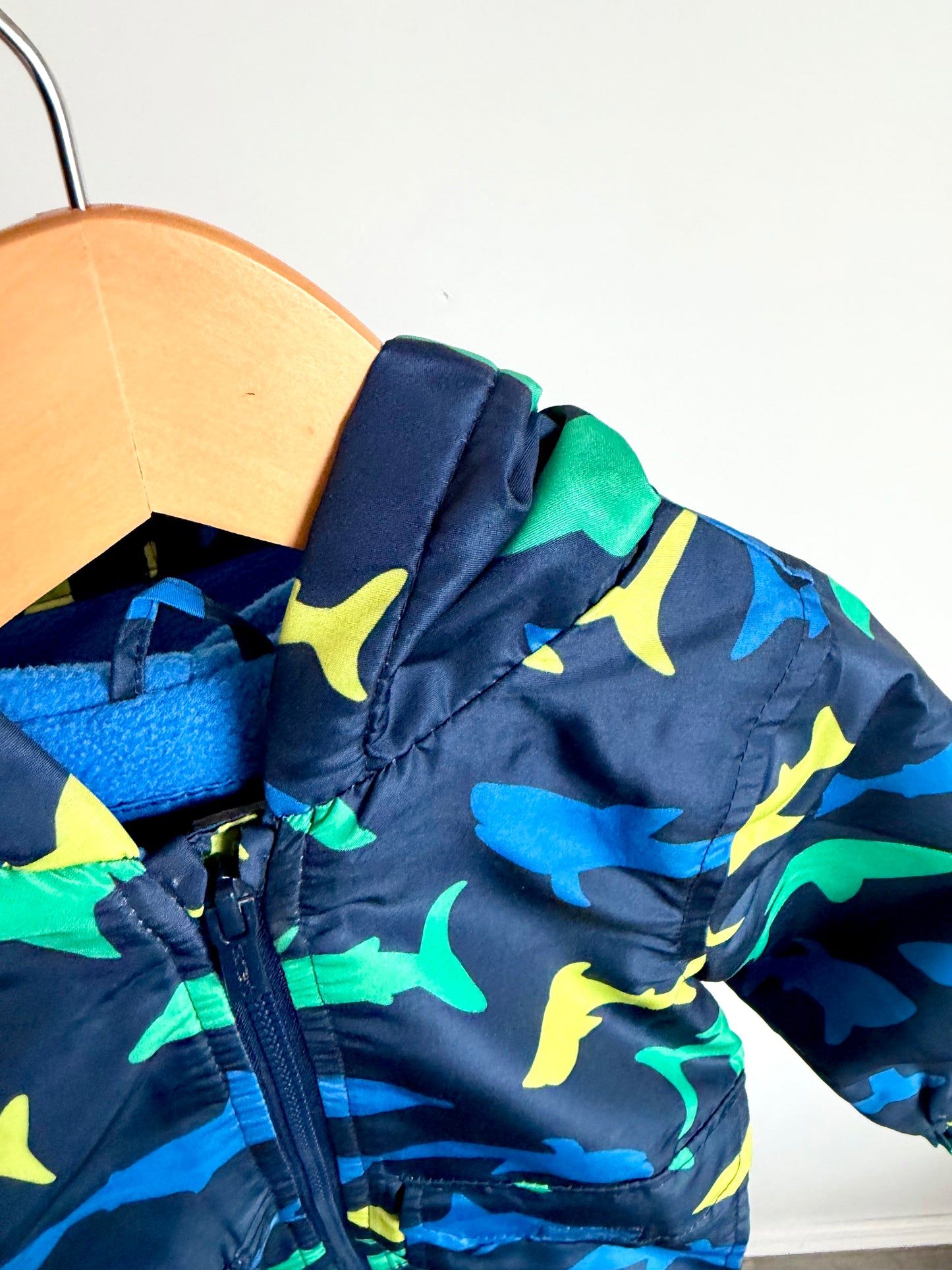Navy Shark Jacket / 18m
