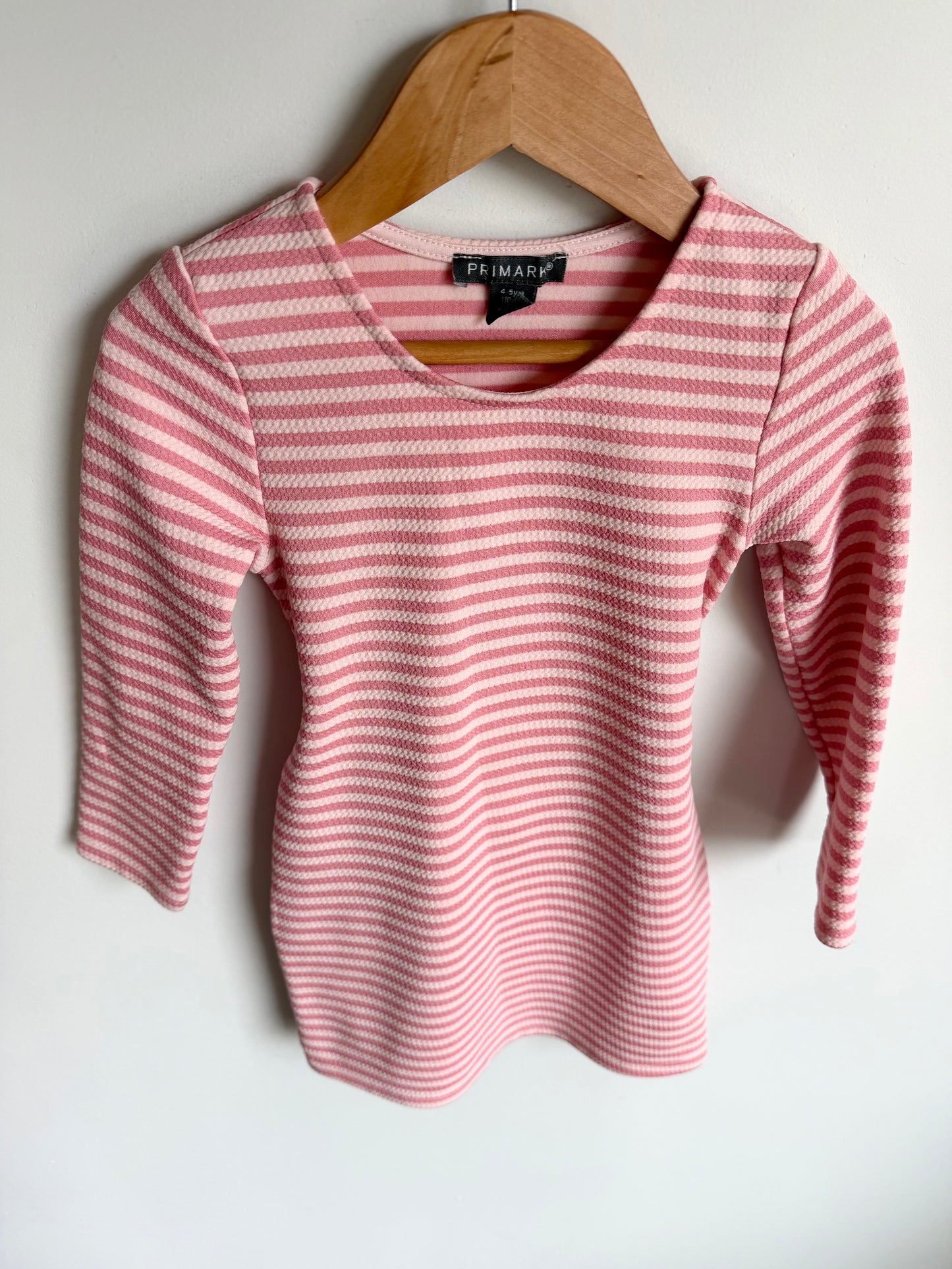 Pink Striped Dress / 4-5 years