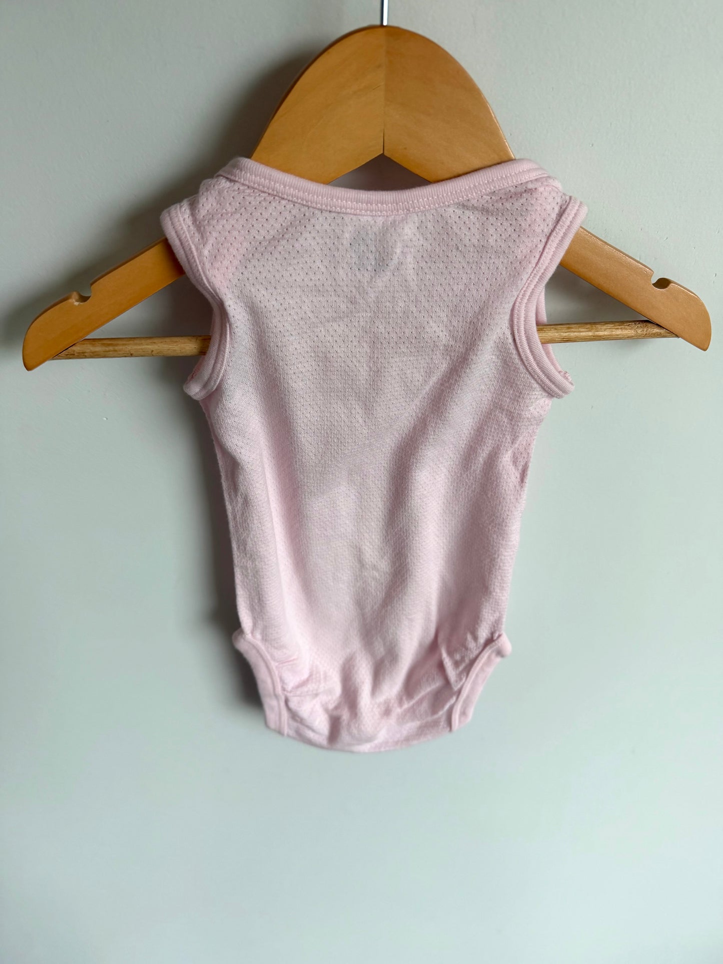 Breathable Pink Tank Bodysuit / 12-18m