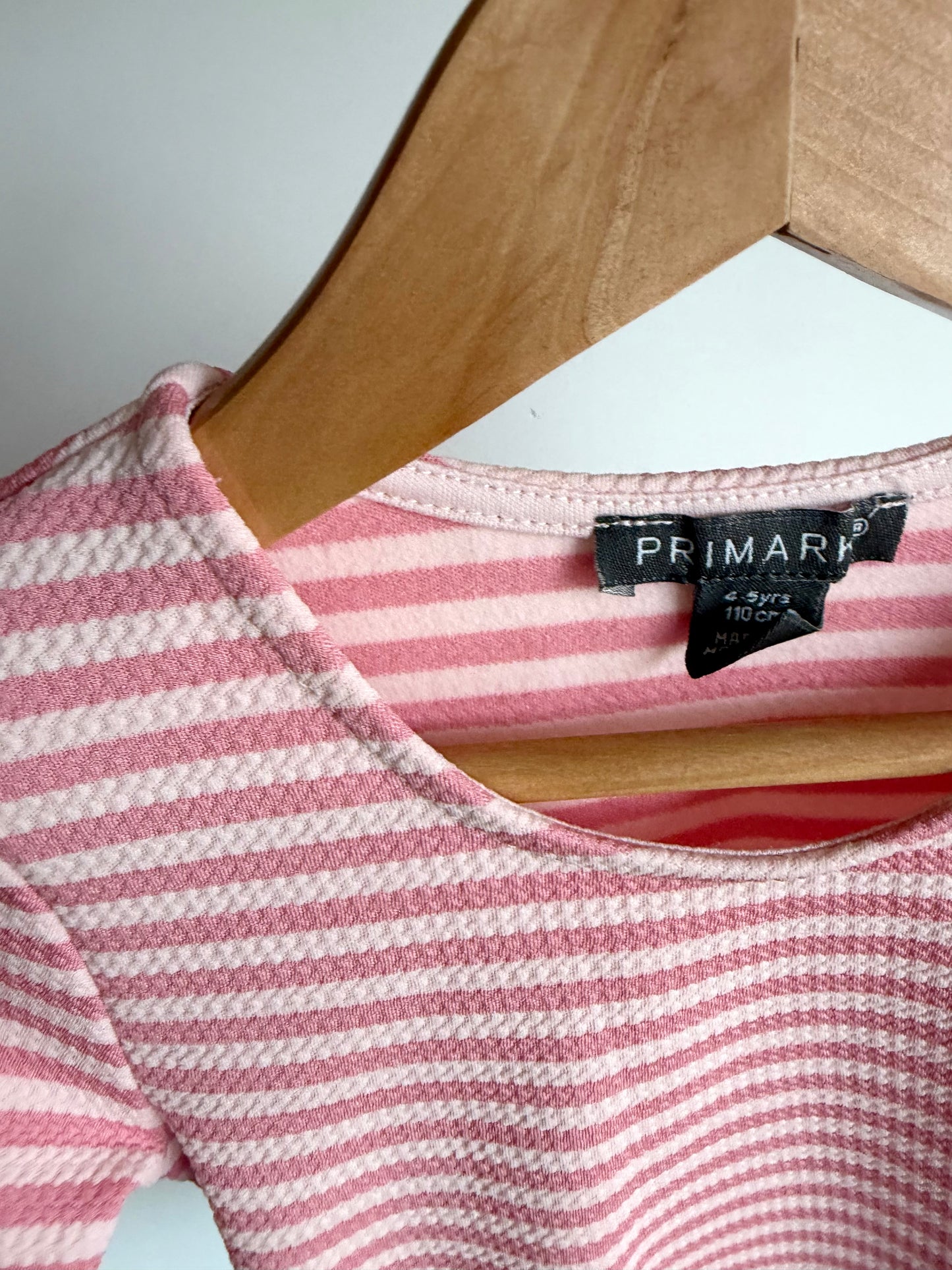 Pink Striped Dress / 4-5 years