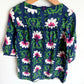 Navy Flourish Dress / 5-6 years