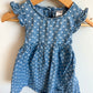 Chambray Heart Dress / 12-18m