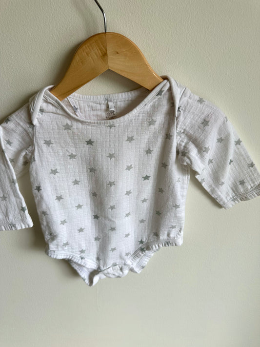 Aden Cotton Bodysuit / 3-6m