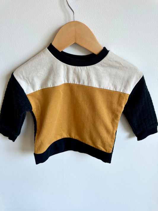 Black + Gold Sweater / 12m