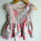 Floral Pink Tulle Formal Dress / 2-3T