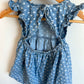 Chambray Heart Dress / 12-18m