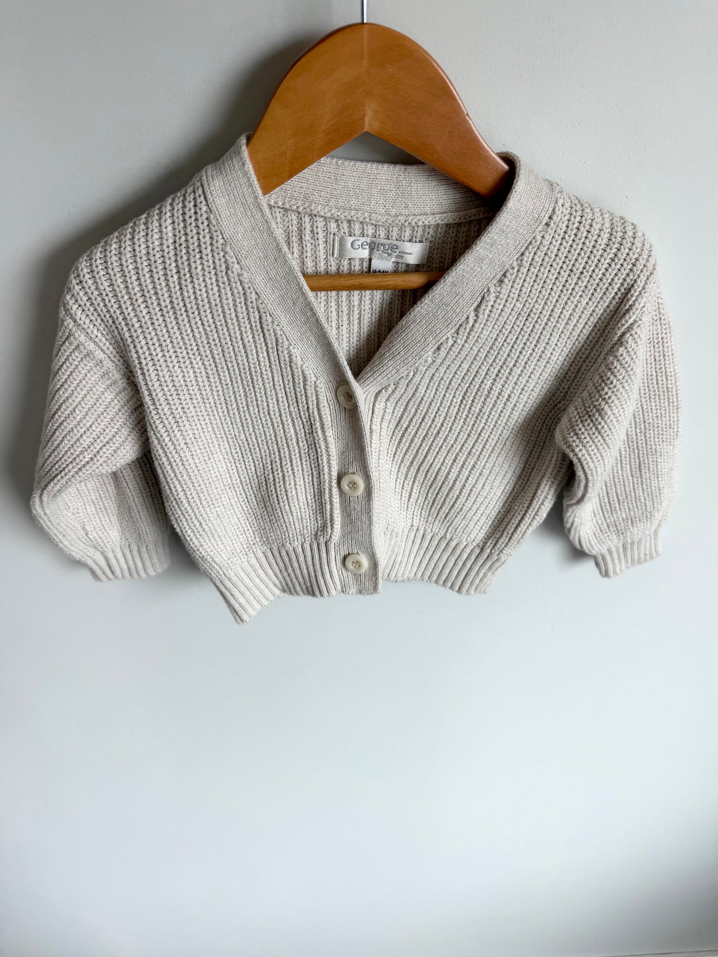 Oat Knit Cardigan / 18-24m
