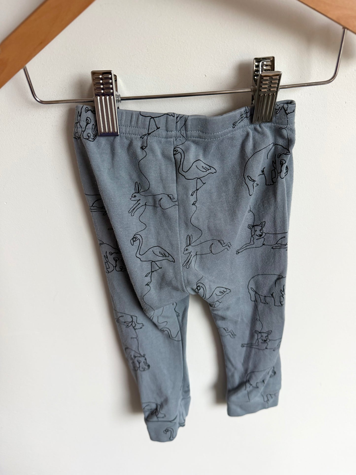 Little & Lively Line Art Pants / 12-18m