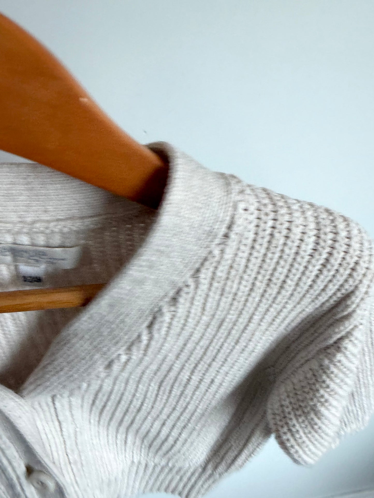Oat Knit Cardigan / 18-24m