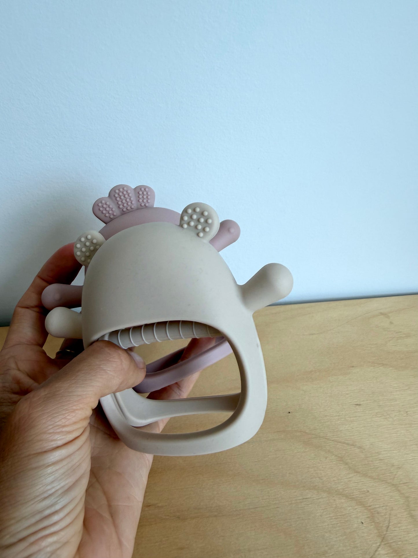 Silicone Baby Hand Toy