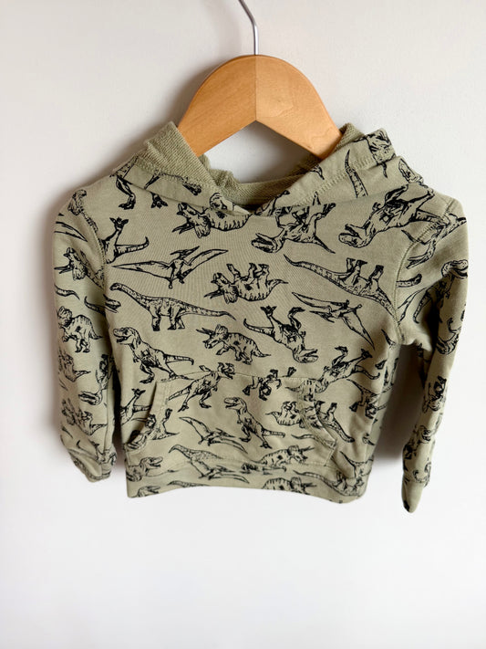 Outline Dino Hoodie + Pants Set / 2T