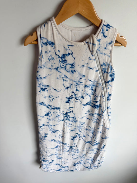 Kyte Blue and White Sleep Sack / 6-18m