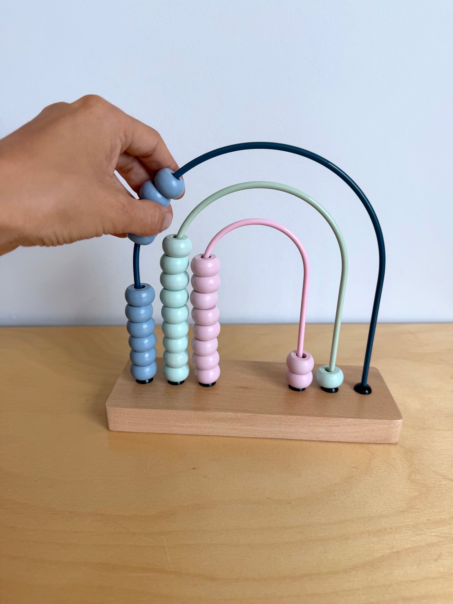 Rainbow Wooden Abacus Toy (No Shipping)