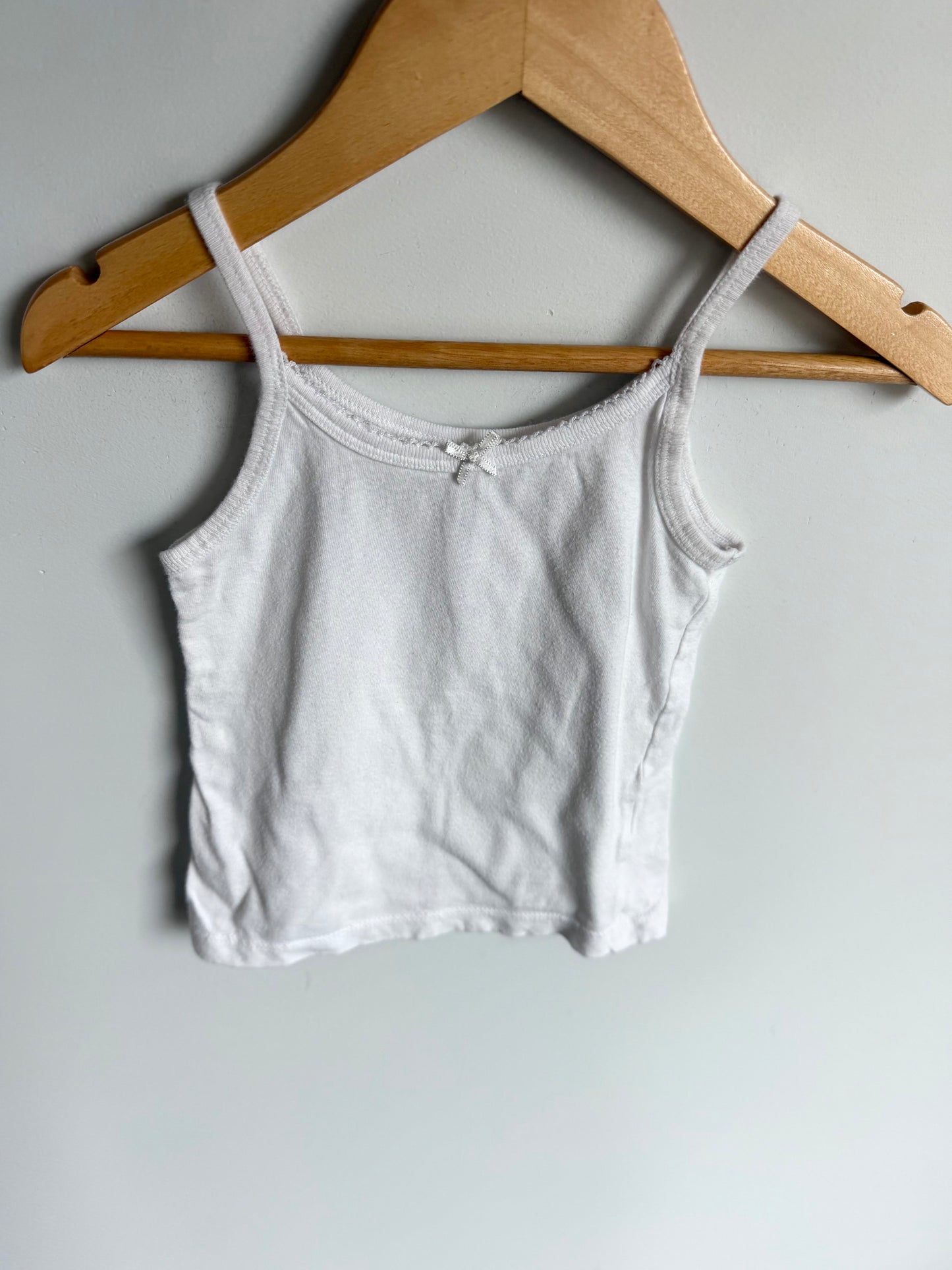 White Bow Top / 2-3T