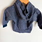 Made in Canada Blue Cotton Hoodie / 6-9m