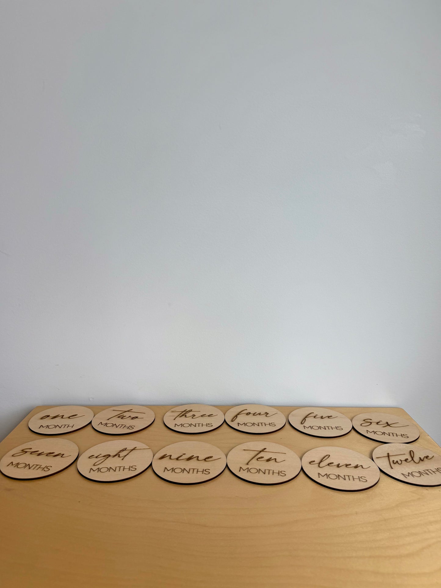 Wooden Circle Milestones