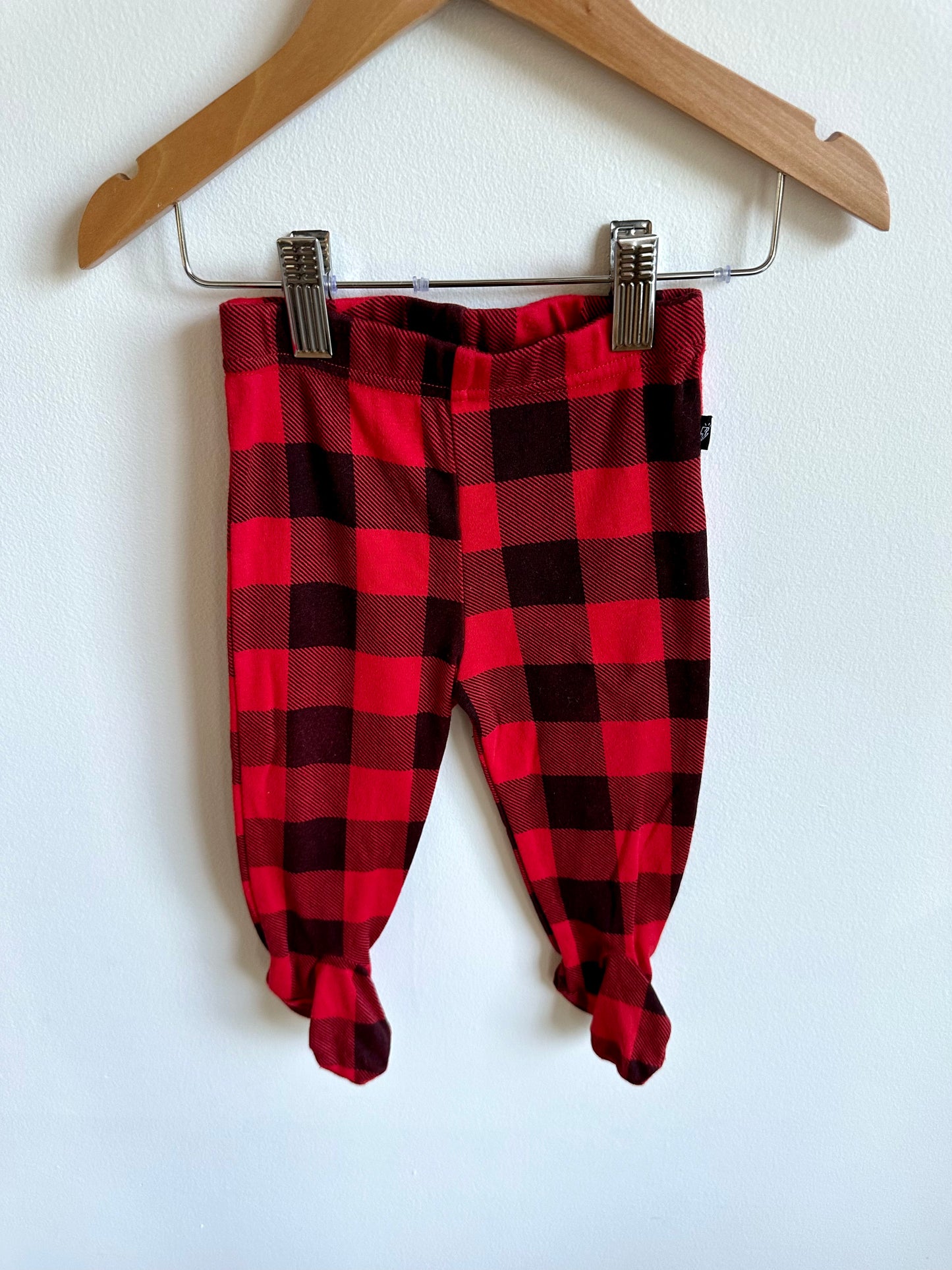 Checkered Footed Pants / 9m