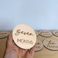 Wooden Circle Milestones