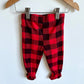 Checkered Footed Pants / 9m