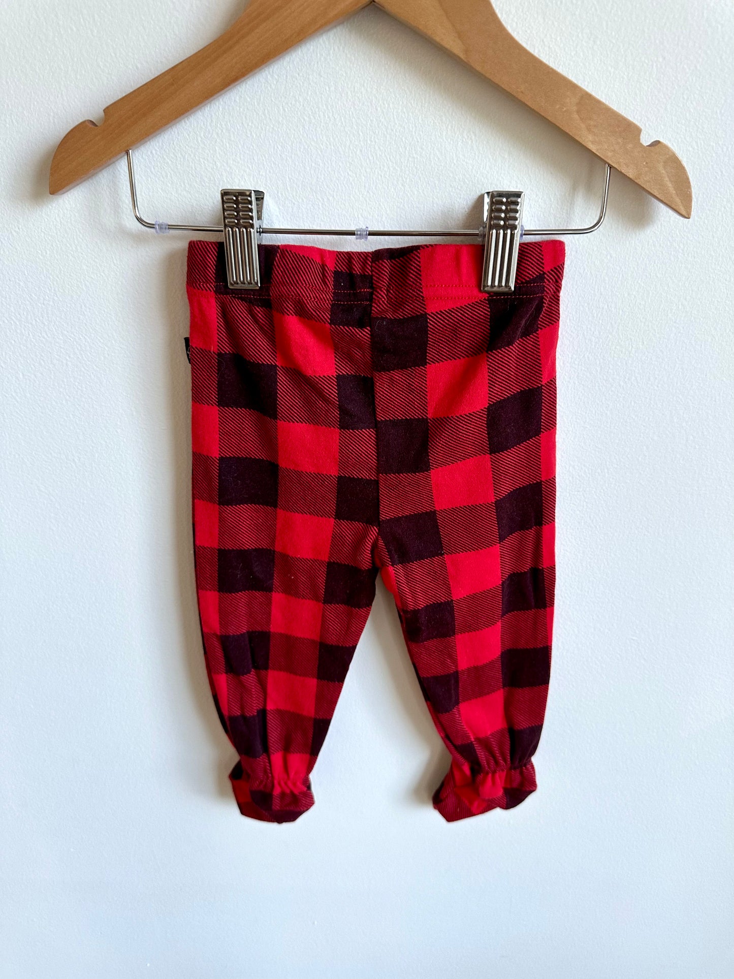 Checkered Footed Pants / 9m