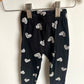 Black Heart Pants / 18-24m